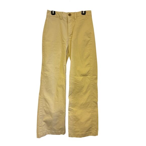 GAP High Rise Stride Ankle Pants Light Cream Size 2 - Picture 3 of 6